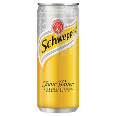 Jual Schweppes Tonic Water Ml Karton Isi Kaleng Shopee Indonesia