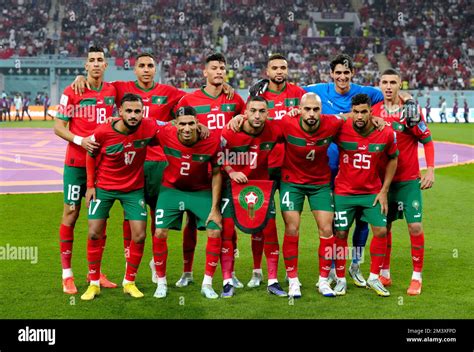 Morocco S Jawad El Yamiq Top Left Abdelhamid Sabiri Achraf Dari