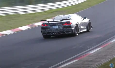 2025 C8 Corvette Zr1 Thundering V8 Titan At The Nürburgring