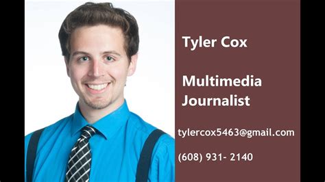 Tyler Cox Reporters Reel Youtube