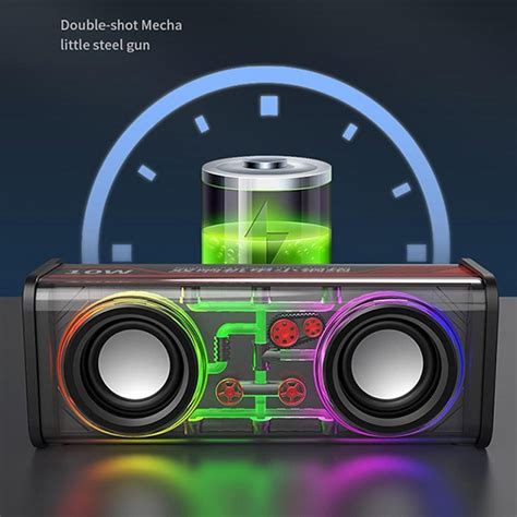 Buy V Transparent Mecha Bluetooth Speaker Price In Bangladesh