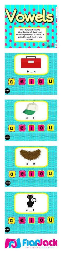 Vowels Smart Board Game - In this Smart Board game, students touch the ...