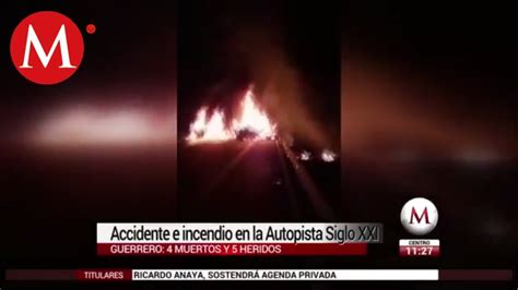 Accidente Deja 5 Muertos En La Autopista Siglo 21 Youtube