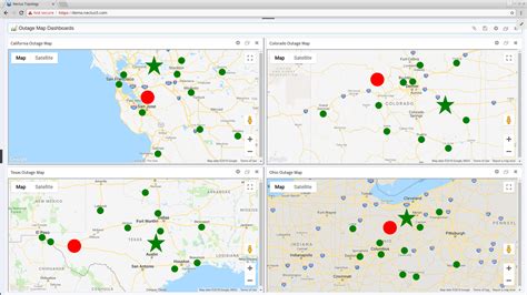 Creating Network Outage Dashboards in Nectus with GoogleMaps - Network ...