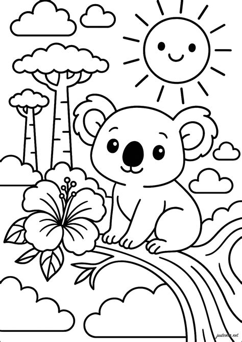 Koala Coloring Pages Free Printable [2025]