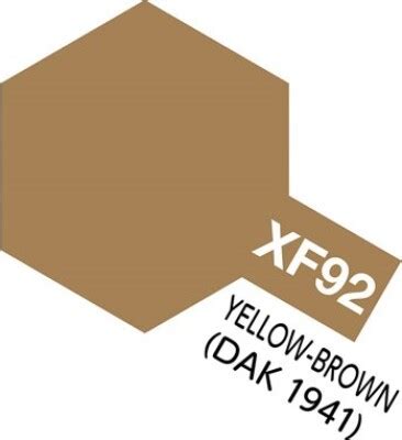 Tamiya Acrylic Mini Xf Yellow Brown Dak Flat Ml