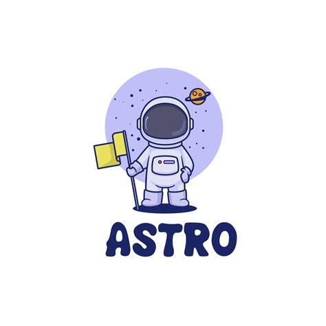 Space Astronaut Mascot Logo Design 3059115 Vector Art At Vecteezy