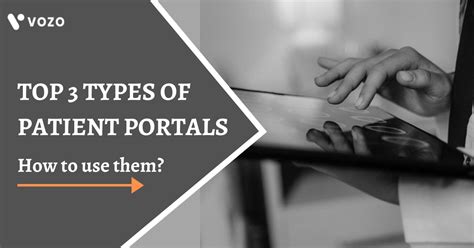 Top 3 Types Of Patient Portals How To Use Them Vozo Blog