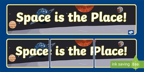 New Space Is The Place Display Banner Profesor Hizo