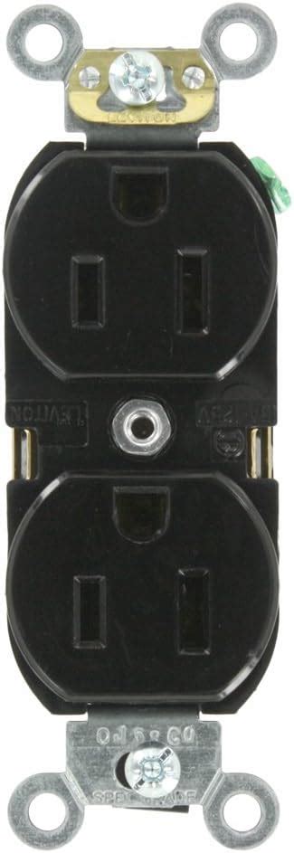 Leviton 5262 SE 15 125 Volt Industrial Heavy Duty Grade Duplex