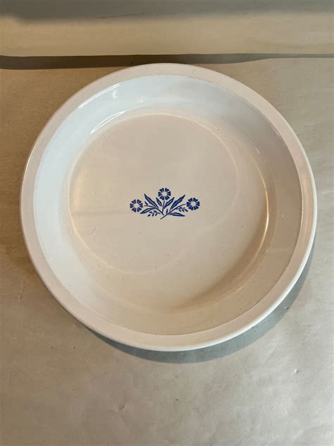 Vintage Corning Ware Blue Cornflower Inch Pie Plate Etsy