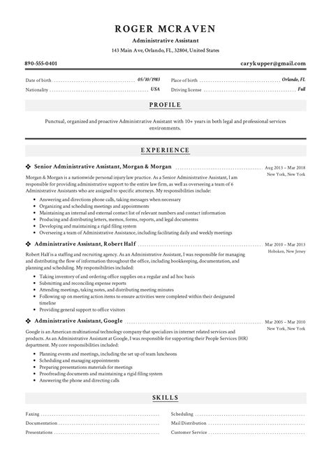 43 Administrative Assistant Resume Examples For Your Needs