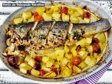 Robalo assado no forno tomilho e limão Receitas Assado no forno