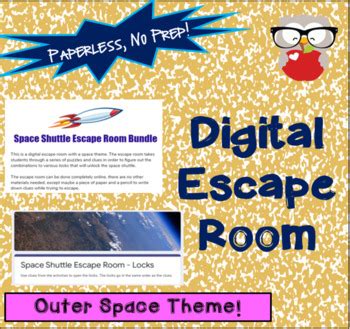 Digital Escape Room Escape The Space Shuttle By OHMI In The Middle