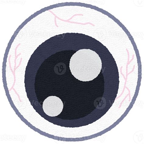 Spooky Halloween eyeball 24922452 PNG