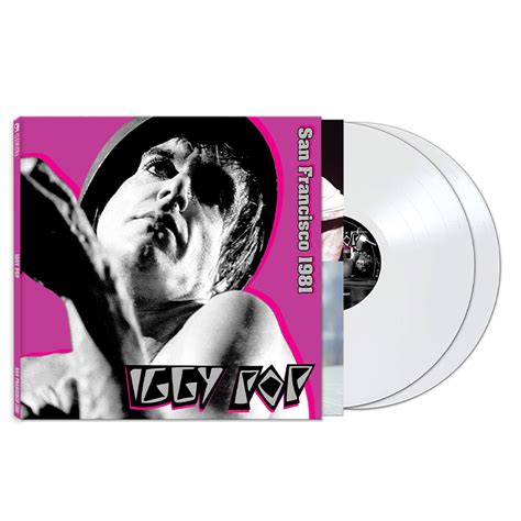 Iggy Pop San Francisco 1981 White Double Vinyl