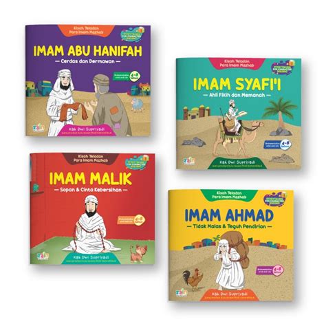 Jual Paket Buku Anak Kisah Teladan 4 Empat Imam Mazhab Imam Syafii