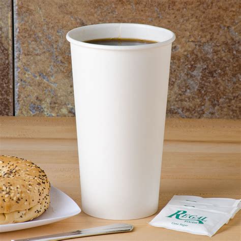 Solo 420W 2050 20 Oz White Poly Paper Hot Cup 600 Case
