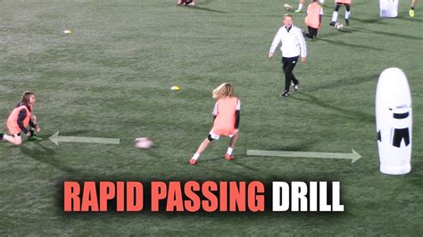 Soccercoachtv High Intensity Rapid Passing Drill Youtube