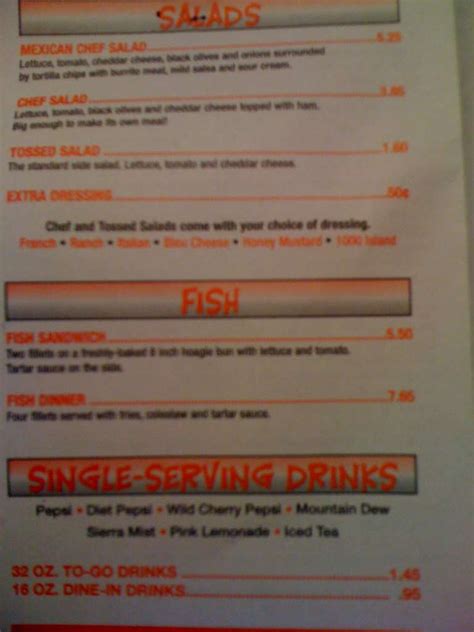 Marvin's Restaurant Menu, Menu for Marvin's Restaurant, Stevens Point ...