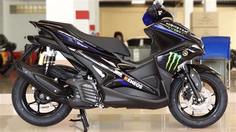 New 2019 Yamaha Aerox 155 Motogp Monster Energy Edition Youtube