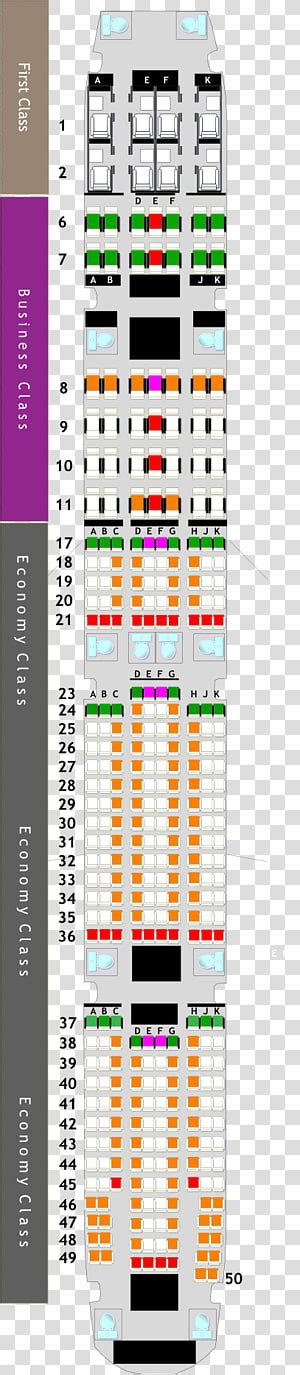 Delta Boeing 777 300ER Seating Chart