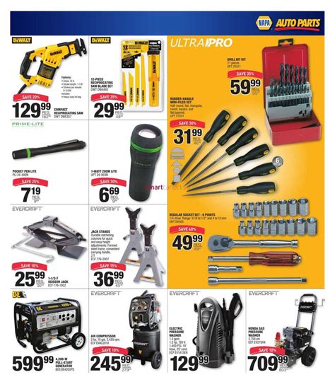 Napa Auto Parts Flyer July To