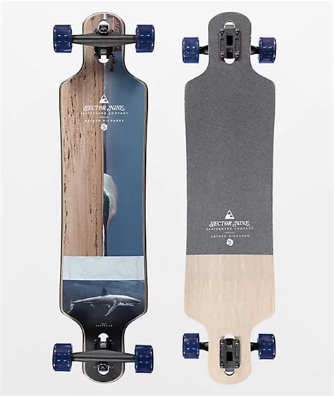 Sector 9 Meridian Rips 40 Drop Through Longboard Complete