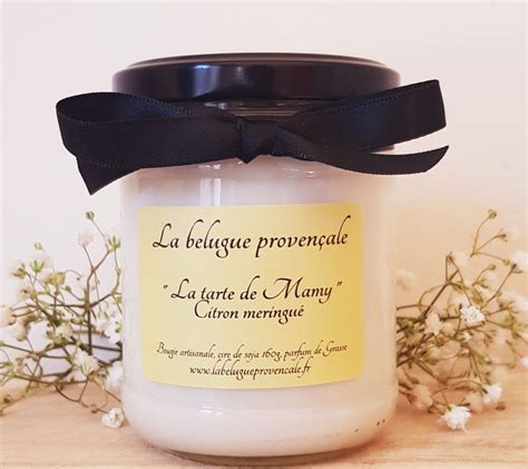 Bougie Citron Meringu La Tarte De Mamy Labelugueprovencale