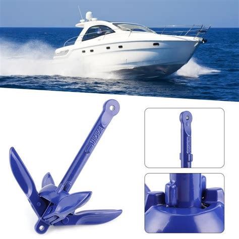 Tbest Ancre Pliante Accessoires D Ancre De Bateau Se Pliant En Alliage