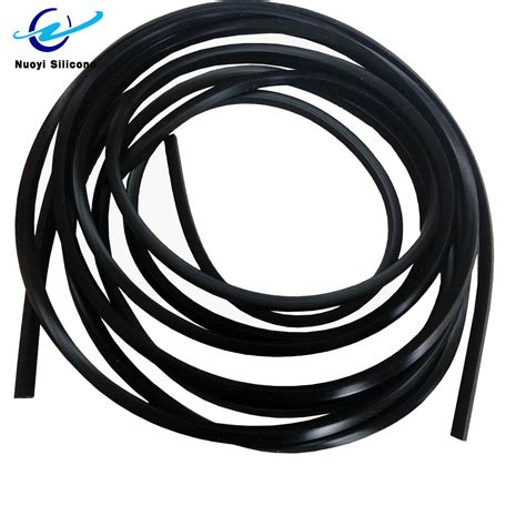 High Temperature Resistant Silicone Rubber Edge Trim Seal Strip For Doors Silicone Sealing