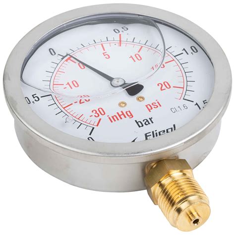 Manometer 1 3 0 Bar Ø 100 mm Fasszubehör von Fliegl Agro Center GmbH