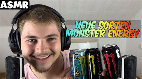 Asmr Ich Teste Neue Monster Energy Sorten German Youtube