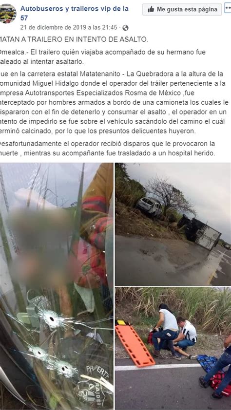 Enfrentó A Sus Asaltantes Y Los Mató La épica Defensa De Un Conductor En Veracruz Antes De