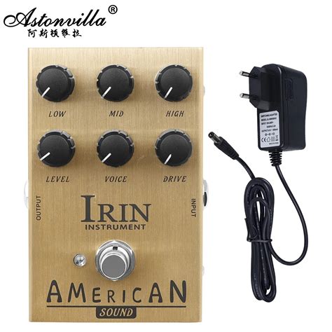 Irin Pedal De Efeito De Guitarra El Trica Efetor De Guitarra American