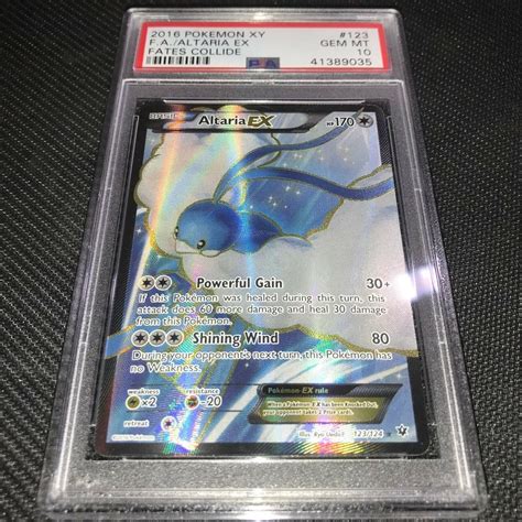 Pokemon 2016 Fates Collide Altaria Ex 123124 Full Art