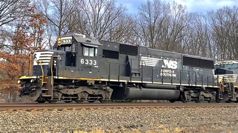 Great K5lle Doppler Ns Sd40e 6333 Leads Loaded Coal Train Through