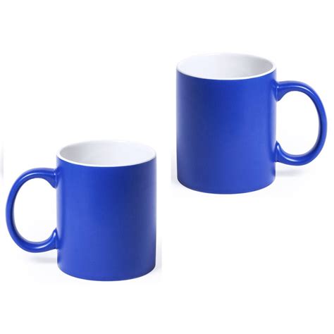 X Stuks Drinkbekers Koffiebekers Blauw Wit Ml Blauwe Keramische