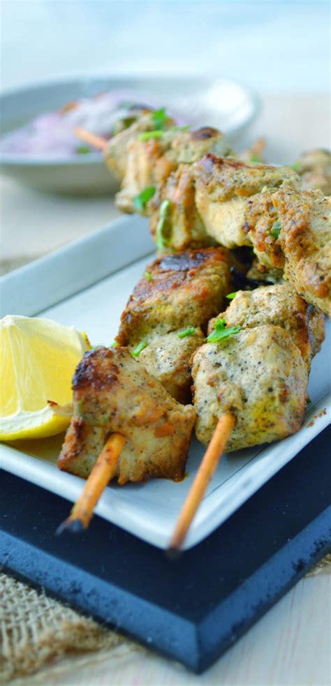 Malai Chicken Kebab Savoryandsweetfood