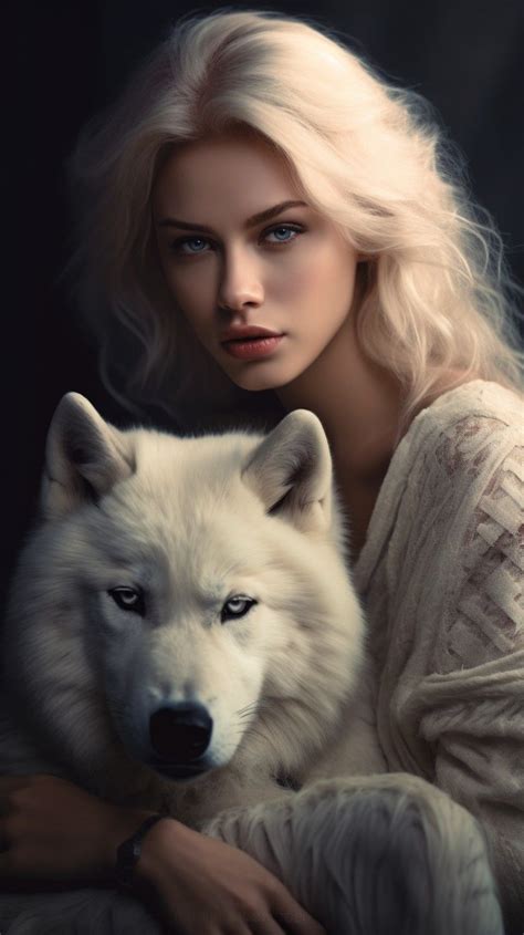 Princess And The Wolf Aktris Orang Cantik Lukisan Seni