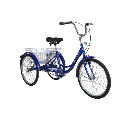 Classic Adult Tricycle with Basket 24 Inch - Online Bicycle Shop Dubai, UAE - Dubai Bicycles