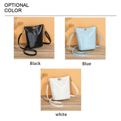 Solid Color Messenger Bag Pu Leather Handbags Sling Bag Women Girls Ebay