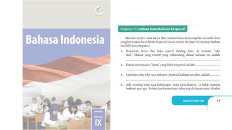 Soal And Kunci Jawaban Bahasa Indonesia Kelas 9 Halaman 77 Dan 78