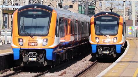 London Overground Class 710 Trains at Bethnal Green (With Horn Sounds) - YouTube