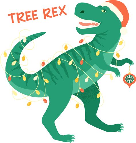 Tree Rex Christmas Tee Shirts Tenstickers