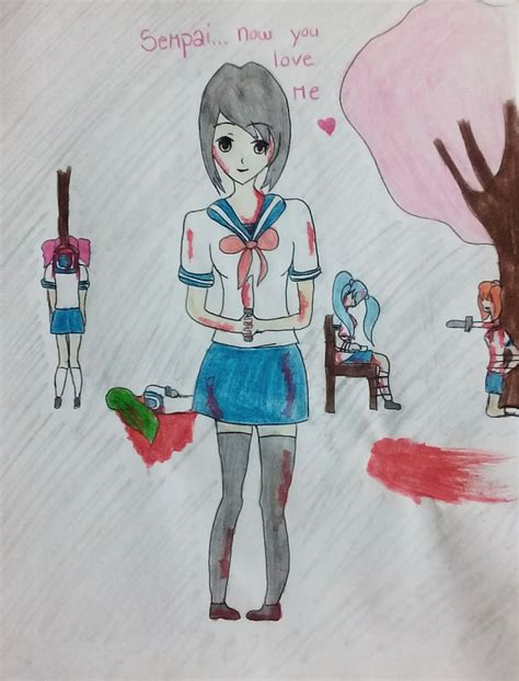 PiaLove21 On Twitter OTRO DIBUJO MAS Yandere Simulator Hahaha