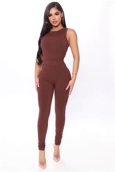 Summer Snatched Bodysuit Chestnut Fashion Nova Bodysuits Fashion Nova