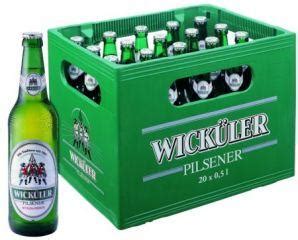 Wick Ler Pils Mehrweg Kasten Bier Bier Flaschenbote