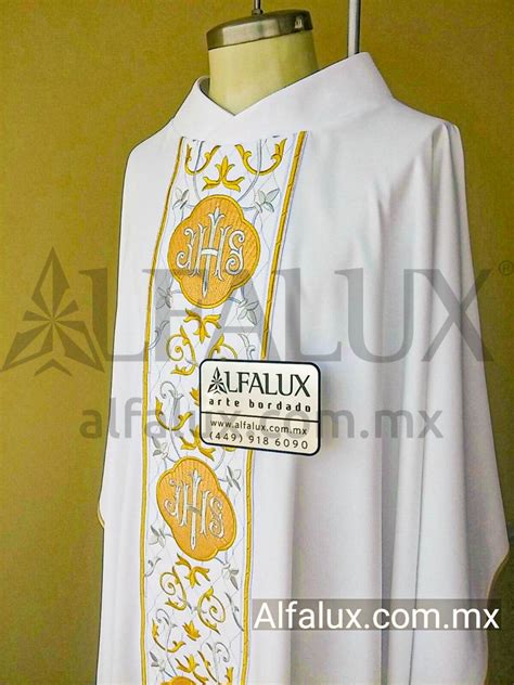 ALFALUX Casullas Casulla Bordada Bordado Ornamentos Ornamento Albas