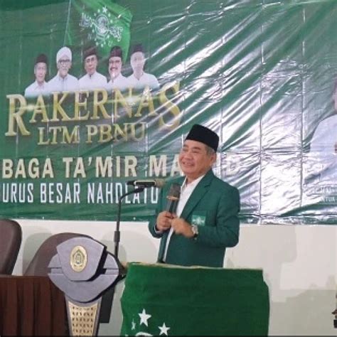 Buka Rakernas LTM PBNU Gus Fahrur Jelaskan 2 Kemuliaan Pengurus Masjid